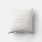 Coussin Bébé Pink Polkadot Motif (Verso)
