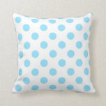 Coussin Bébé pois bleu et blanc<br><div class="desc">Bébé pois bleu et blanc</div>