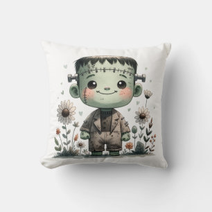 Coussin Bébé précieux Frankenstein avec Fleur sauvage Cu