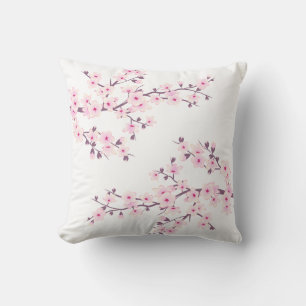 Coussin Bébé Rose Fleur de Cerisier Coquette Esthétique