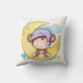 Coussin Bébé Singe à l'heure du dodo (Verso)
