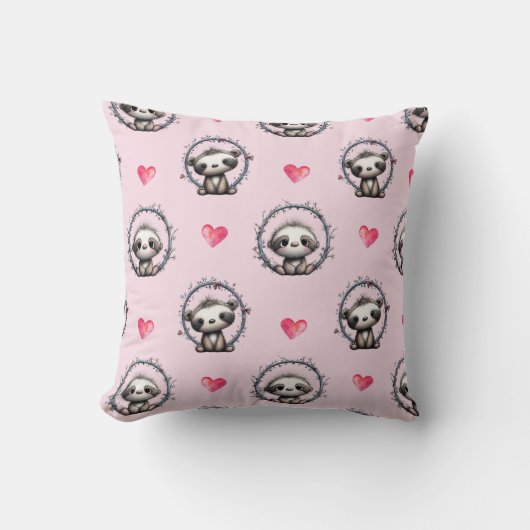 Coussin Bébé Sloth (Recto)