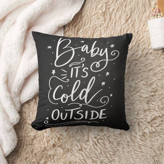 Coussin Bébé Son Froid À L'Extérieur Script manuscrit (Couverture)