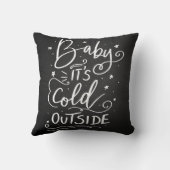 Coussin Bébé Son Froid À L'Extérieur Script manuscrit (Verso)