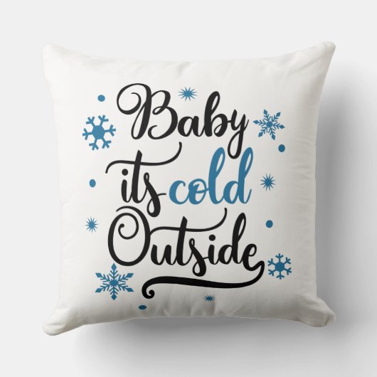 Coussin bébé son froid dehors (Verso)