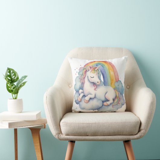 Coussin Bébé Unicorn Rainbow Cloud (Chaise)