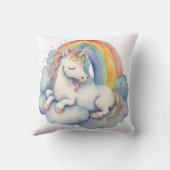 Coussin Bébé Unicorn Rainbow Cloud (Verso)