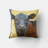 Coussin Bébé Vache Marron et Noire (Verso)