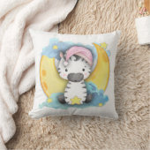 Coussin Bébé Zèbre Heure du Dodo (Couverture)