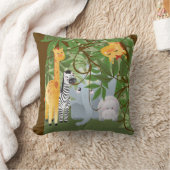 Coussin Bébés animaux de la jungle (Couverture)