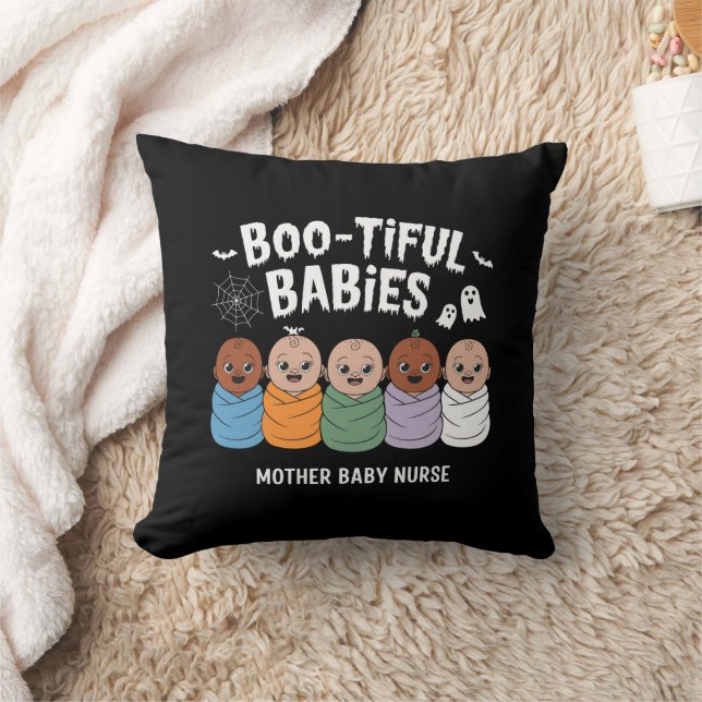 Coussin Bébés Bootiful Infirmière Mère Bébé Halloween  (Couverture)
