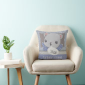 Coussin Bedtime personnalisé Teddy Bear Bleu (Chaise)