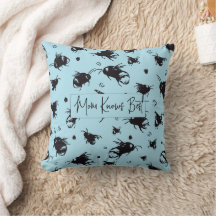 Coussin Bee Art Personnalisable | Un cadeau pour e