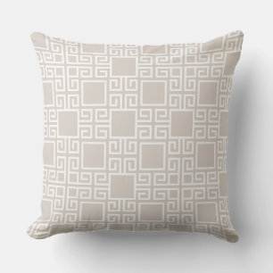 Coussin Beige clair Géométrique/Amour I Corinthians 13 C