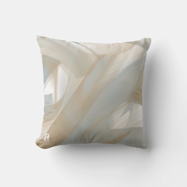 Coussin Beige/Coussin Abstrait Intérieur Tendance Sandy To (Recto)