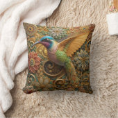 Coussin Beija-Flor em Flores Ornamentais (Couverture)