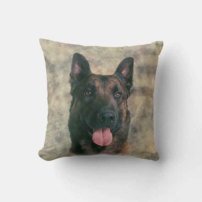 Coussin Belge Malinois - berger belge - Maligator (Recto)