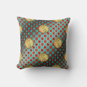 Coussin Bélier & Chien Métal