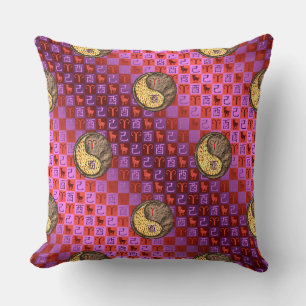 Coussin Bélier & Coq de terre