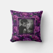 Coussin Belle 50e anniversaire de mariage sentimental  (Recto)