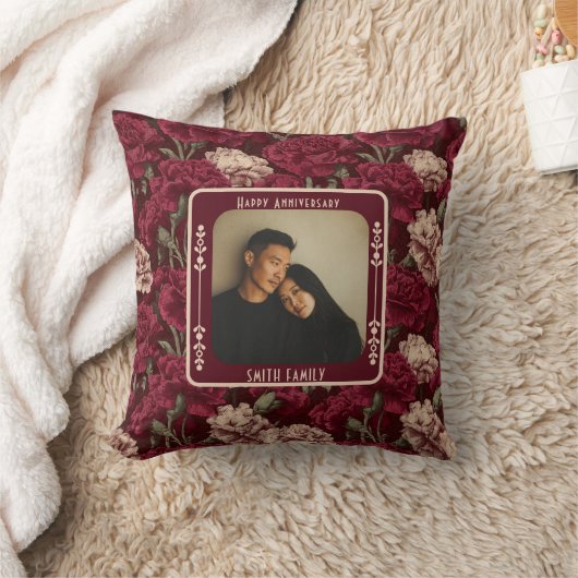 Coussin Belle 50e anniversaire de mariage sentimental (Couverture)