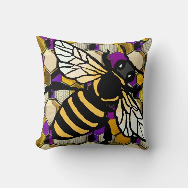 Coussin Belle abeille (Recto)