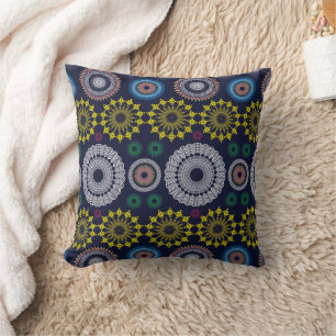 Coussin Belle Africaine Géométrique à motif ethnique