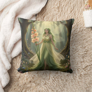 Coussin Belle Août Peridot Fairy