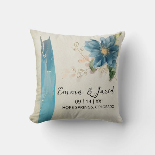Coussin Belle aquarelle Jeu d'oreiller (Recto)