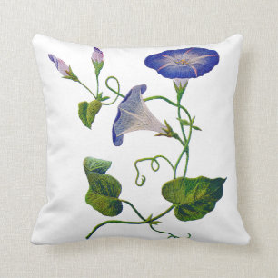 Coussin Belle broderie Jacobean traditionnelle de laine à