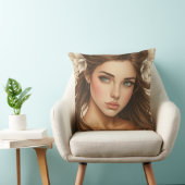 Coussin Belle brune (Chaise)