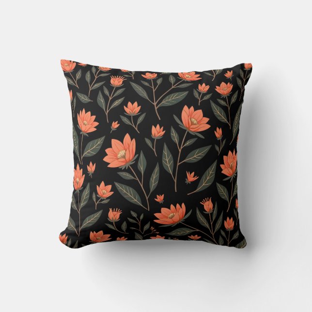 Coussin Belle Collection Florale Vintage populaire (Recto)