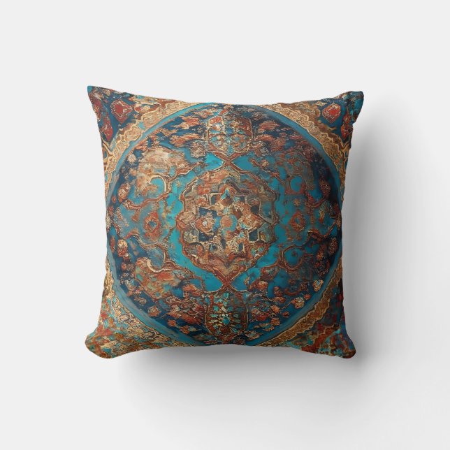Coussin Belle collection Perse Ancien Motif tendance (Recto)