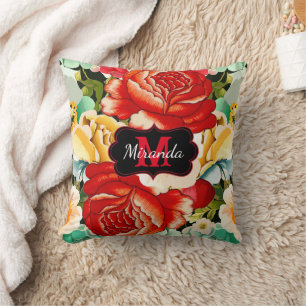 Coussin Belle conception florale - Personnaliser