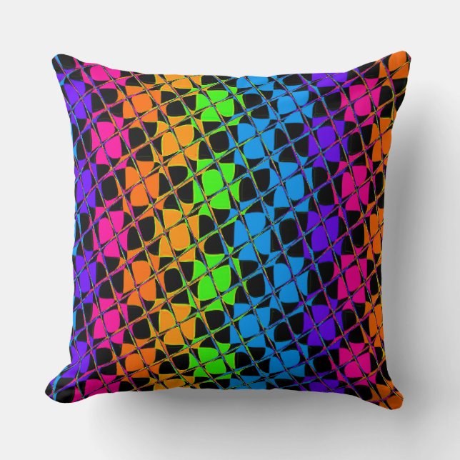Coussin Belle couleur Chèque Plaid Catégorie décorative A (Recto)