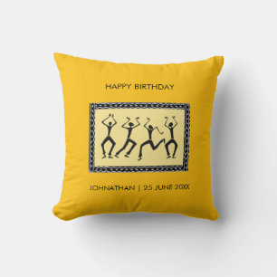 Coussin Belle danse africaine Faisons la fête