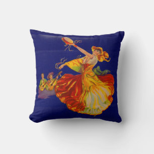 Coussin belle danseuse espagnole