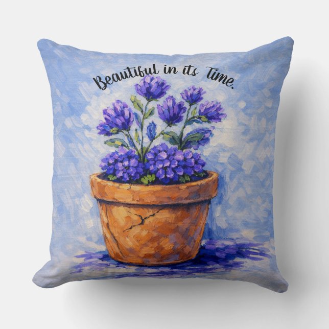 Coussin Belle en son temps (Recto)