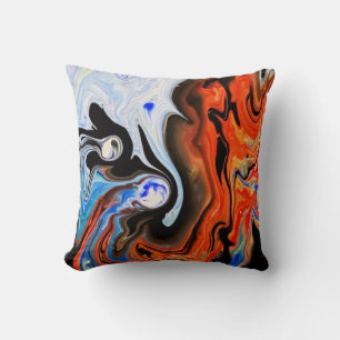 Coussin Belle et colorée Marbre Abstrait Design