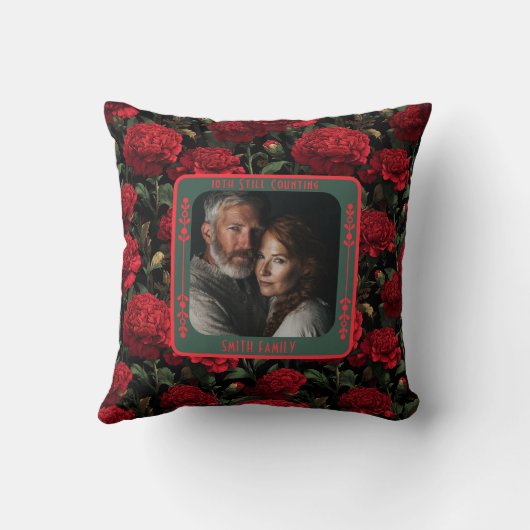 Coussin Belle Famille 50E Anniversaire Mariage Pour Lui (Verso)