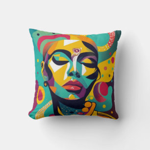 Coussin Belle femme africaine