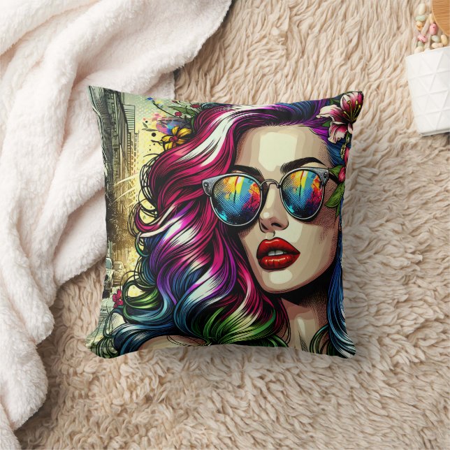 Coussin Belle Femme en Ville (Couverture)