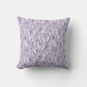 Coussin Belle Fête De Mariage Fleurs Lavande (Recto)