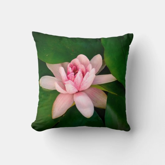 Coussin Belle fleurs de lotus (Recto)
