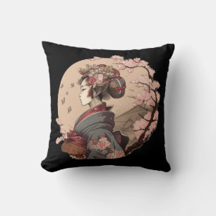 Coussin Belle Geisha Geiko Geigi Cerry Blossom Sakura
