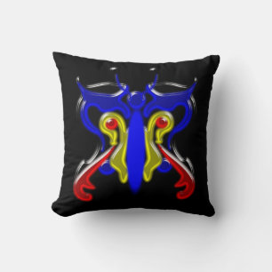 Coussin Belle icône papillon en verre