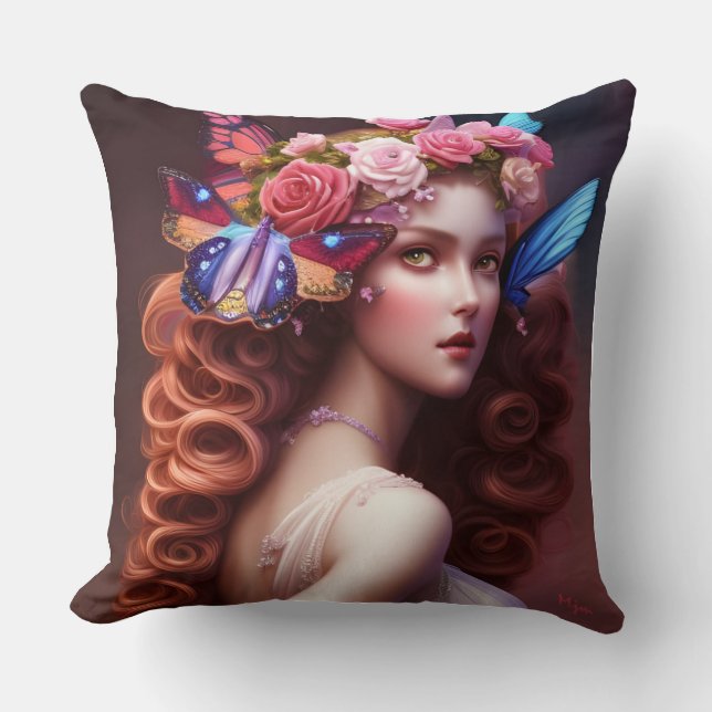 Coussin Belle Imaginaire Fairy Princesse (Recto)