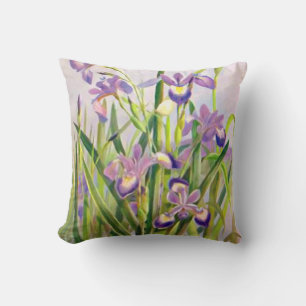 Coussin Belle Irises pourpres