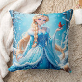 Coussin Belle jeune fille de neige (Couverture)