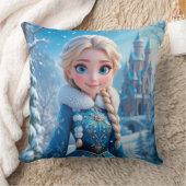 Coussin Belle jeune fille de neige (Couverture)